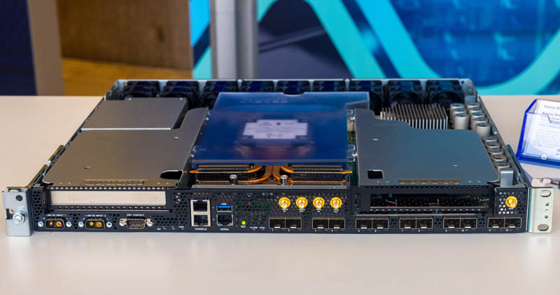 MiTAC Whitestone 2 5G CU DU 4th Gen Intel Xeon Scalable 1P At OCP Regional Summit 2023 Prague 2