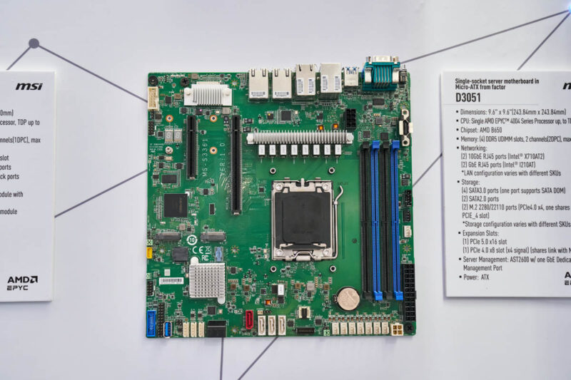 MSI D3051 MATX At Computex