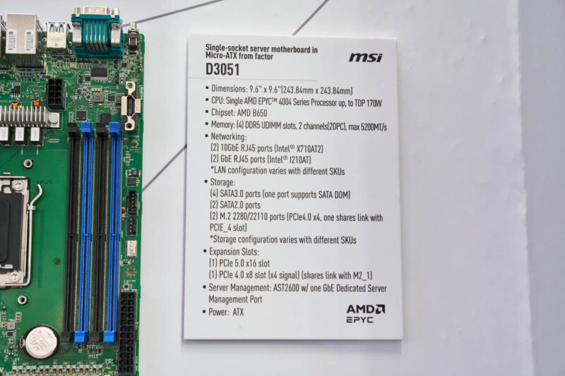 MSI D3051 Specs
