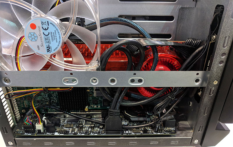 Silverstone CS381 MATX Side