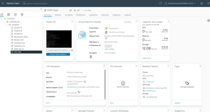 VMware VSphere Client With NVIDIA BlueField 2 DPU And ESXi 8.0 Host New VM UPT Activated Post Driver VMware VSphere Client With NVIDIA BlueField 2 DPU And ESXi 8.0 Host New VM UPT Activated Post Driver