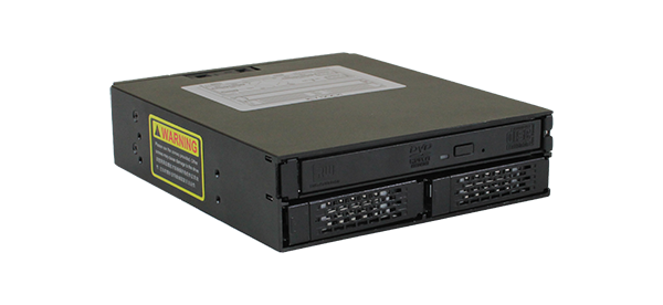 Icy Dock MB994IPO-3SB Drives Installed Icy Dock MB994IPO-3SB Drives Installed